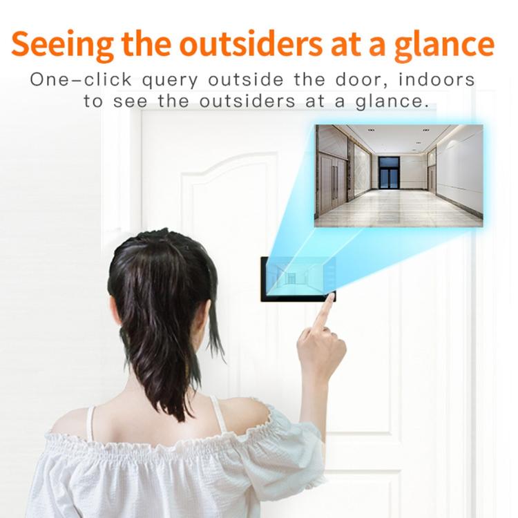 Danmini Q10 4.3 Inch Screen Motion Detection Camera Video Alarm Smart Digital Door Viewer, Support TF Card, Q10 Gold, Q10 Black