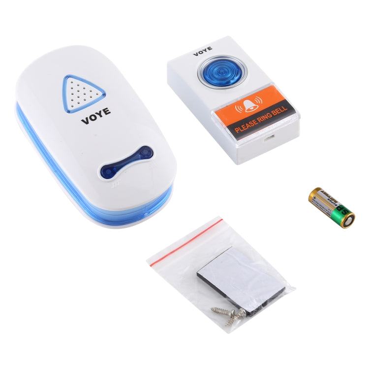 VOYE V025A Home Music Remote Control Wireless Doorbell with 38 Polyphony Sounds, US Plug