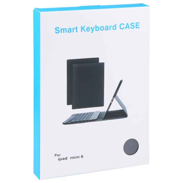 A06S Detachable Lambskin Texture Ultra-thin TPU Backlight Bluetooth Keyboard Leather Tablet Case with Stand For iPad mini 6 / mini 7
