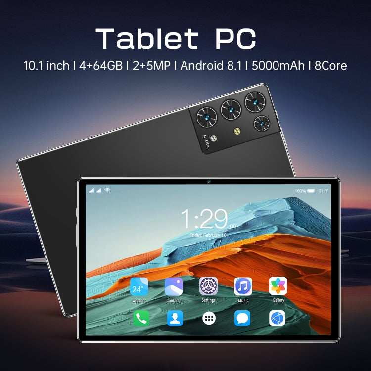 Android 8.1  MTK6755 Octa-core 2.0GHz, Support Dual SIM / WiFi / Bluetooth / GPS
