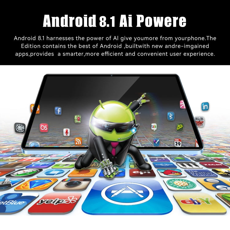 Android 8.1  MTK6755 Octa-core 2.0GHz, Support Dual SIM / WiFi / Bluetooth / GPS