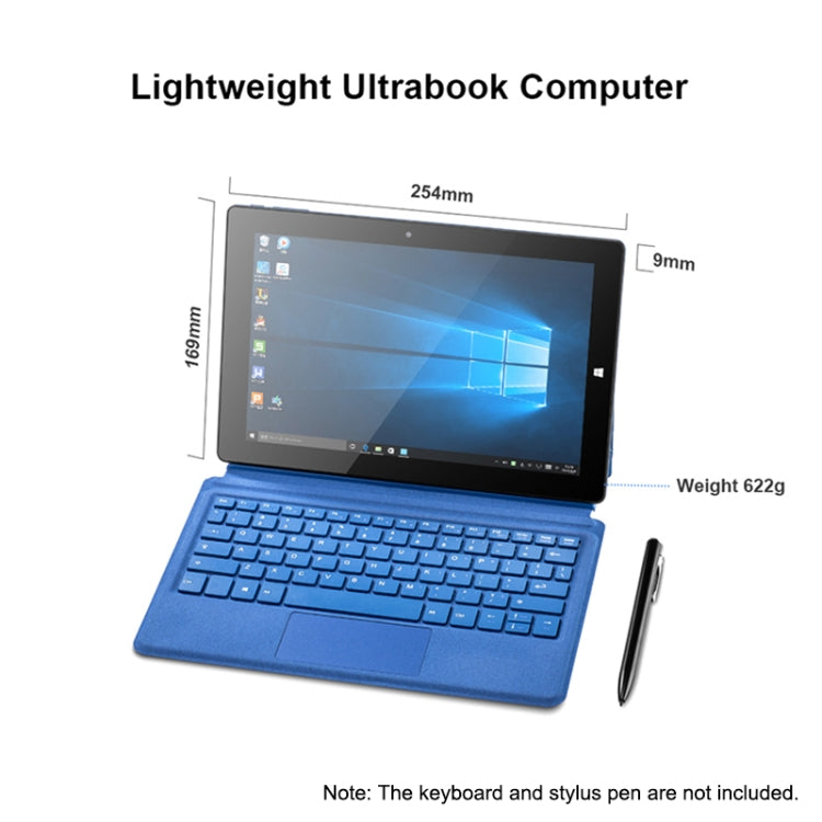 Windows 10 System, Intel Gemini Lake N4120 Quad Core up to 2.6GHz, without Keyboard & Stylus Pen, Support Dual Band WiFi & Bluetooth & TF Card & HDMI, US Plug