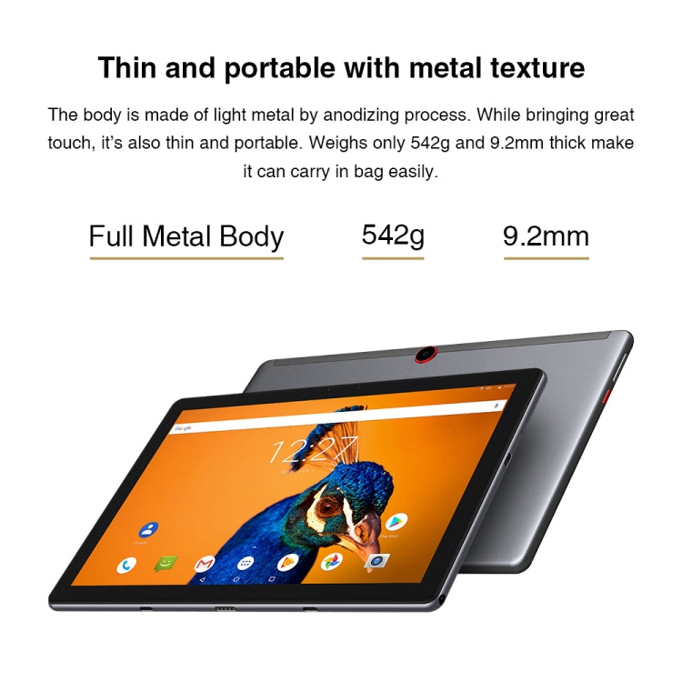 Android 10.0, Helio MT6771V Octa Core up to 2.0GHz, Support Dual SIM & OTG & Bluetooth & Dual Band WiFi, EU Plug (Black+Grey)