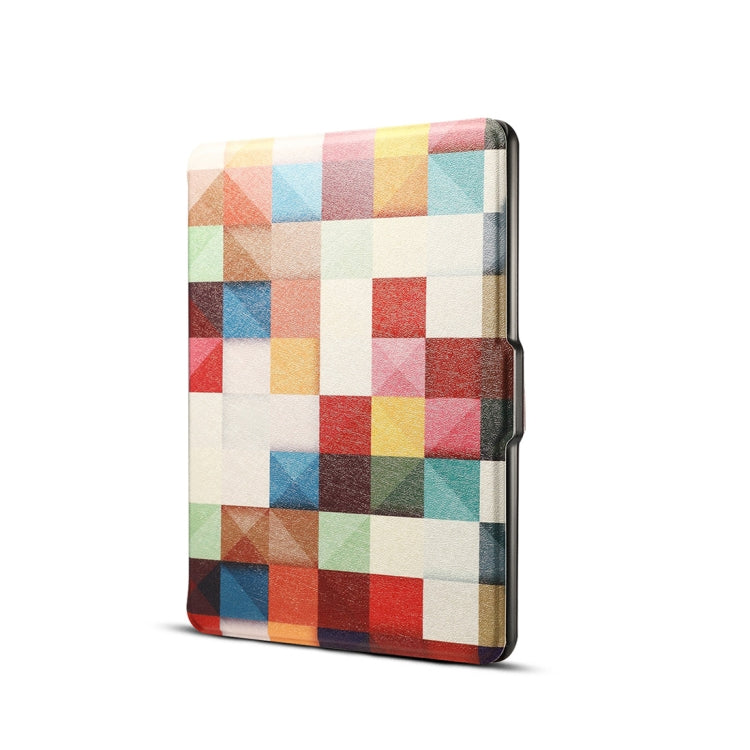 Printed Horizontal Flip PU Leather Protective Case for Amazon Kindle Paperwhite 1 & 2 & 3 with Sleep / Wake-up