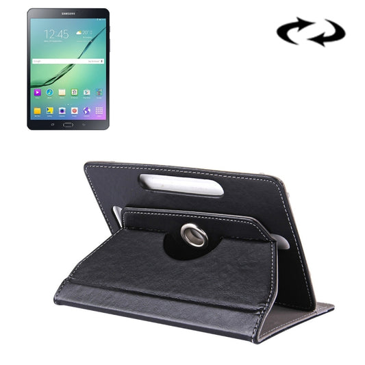 8 inch Tablets Leather Case Crazy Horse Texture 360 Degrees Rotation Protective Case Shell with Holder for Galaxy Tab S2 8.0 T715 / T710, Cube U16GT, ONDA Vi30W, Teclast P86, 8 inch Black, 8 inch Orange, 8 inch Red, 8 inch Blue, 8 inch Magenta         ...
