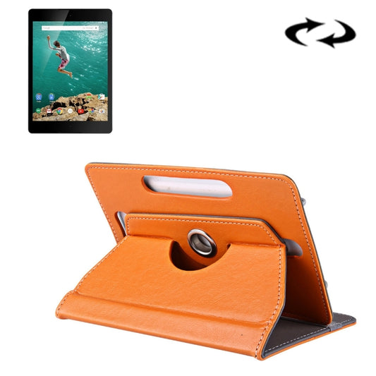 9 inch Tablets Leather Case Crazy Horse Texture 360 Degrees Rotation Protective Case Shell with Holder for ONDA V891w, Ramos i9s Pro & Win8, Colorfly i898W & i898A, 9 inch Orange, 9 inch Red, 9 inch Baby Blue, 9 inch Blue, 9 inch Purple, 9 inch White  ...