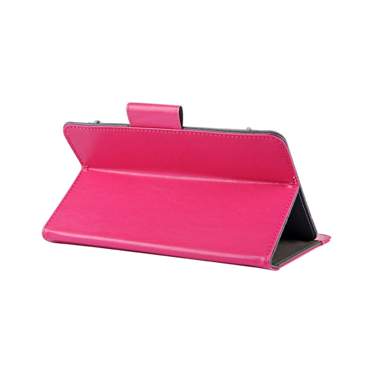 7 inch Tablets Leather Case Crazy Horse Texture Protective Case Shell with Holder for Galaxy Tab A 7.0 (2016) / T280 & Tab 4 7.0 / T230 & Tab Q T2558, Colorfly G708, Asus ZenPad 7.0 Z370CG, Huawei MediaPad T1 7.0 / T1-701u