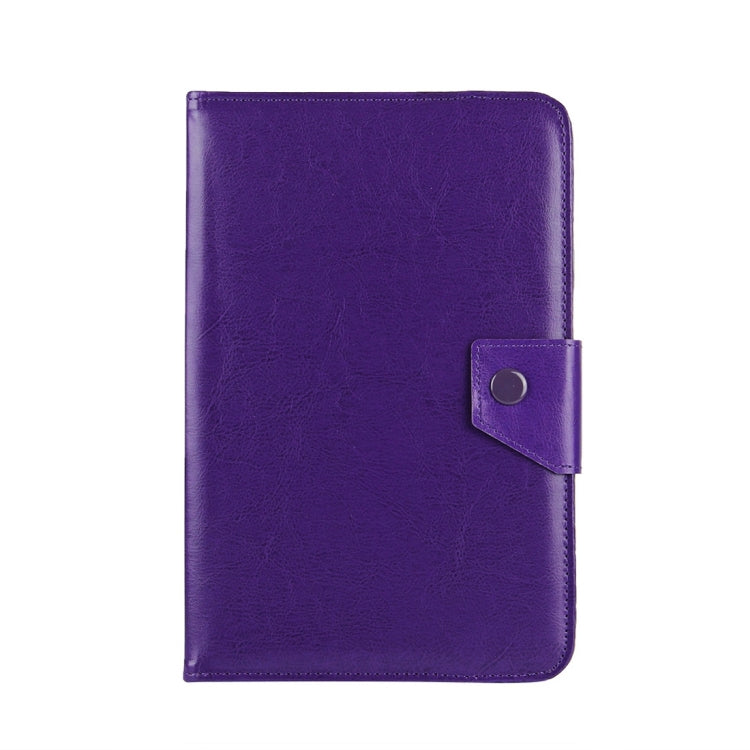 10 inch Tablets Leather Case Crazy Horse Texture Protective Case Shell with Holder for Asus ZenPad 10 Z300C, Huawei MediaPad M2 10.0-A01W, Cube IWORK10