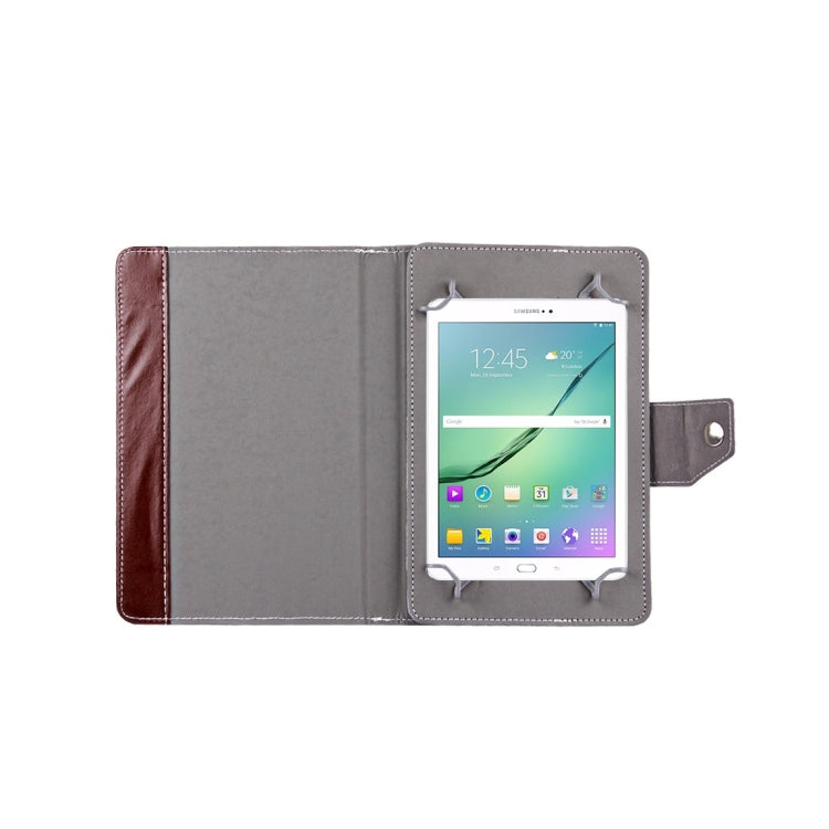 10 inch Tablets Leather Case Crazy Horse Texture Protective Case Shell with Holder for Asus ZenPad 10 Z300C, Huawei MediaPad M2 10.0-A01W, Cube IWORK10