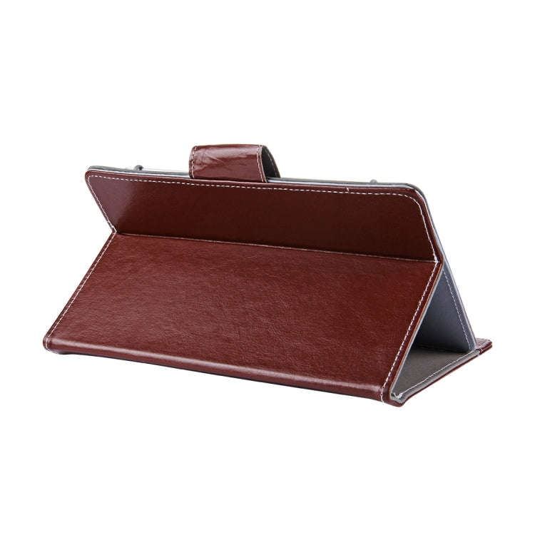 10 inch Tablets Leather Case Crazy Horse Texture Protective Case Shell with Holder for Asus ZenPad 10 Z300C, Huawei MediaPad M2 10.0-A01W, Cube IWORK10