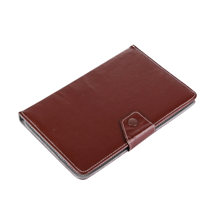 10 inch Tablets Leather Case Crazy Horse Texture Protective Case Shell with Holder for Asus ZenPad 10 Z300C, Huawei MediaPad M2 10.0-A01W, Cube IWORK10