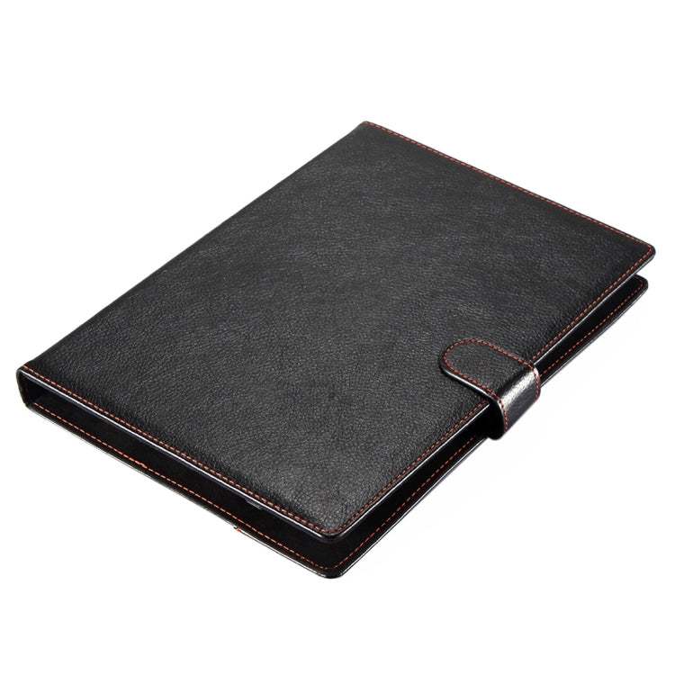 Universal Bluetooth V3.0 Keyboard Detachable Litchi Texture PU Leather Tablet Case with Touchpad for 9.7-10.1 inch Tablet PC