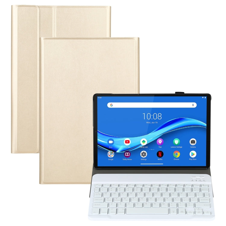 AM10S Detachable Bluetooth Backlight Keyboard Ultrathin Horizontal Flip Leather Tablet Case with Holder for Lenovo M10 Plus 10.3 inch X606F