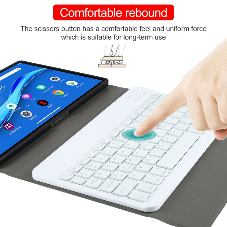 AM10S Detachable Bluetooth Backlight Keyboard Ultrathin Horizontal Flip Leather Tablet Case with Holder for Lenovo M10 Plus 10.3 inch X606F, For Lenovo M10 Plus