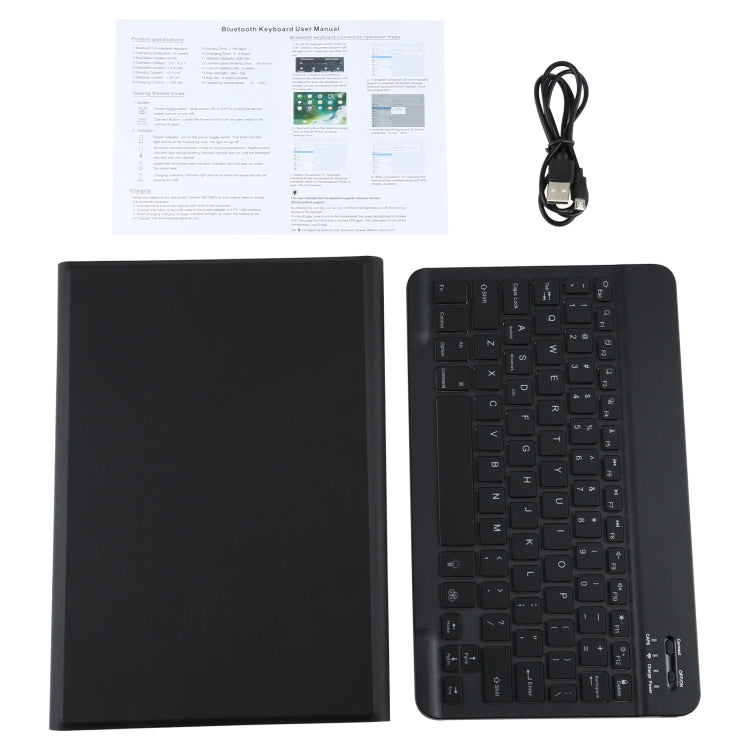 A500S Detachable Bluetooth Backlight Keyboard Ultrathin Horizontal Flip Leather Tablet Case with Holder for Samsung Galaxy Tab A7 10.4 (2020) T500 / T505