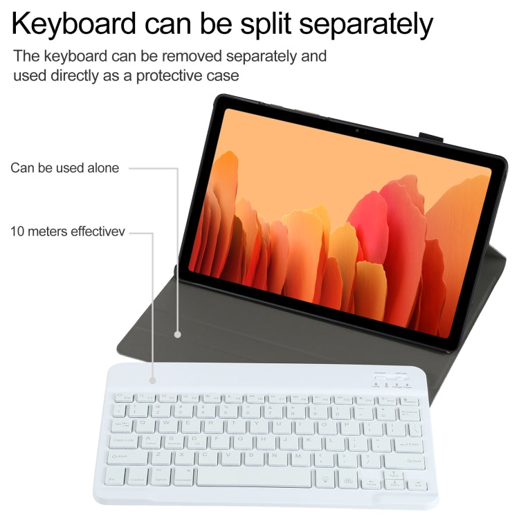 A500S Detachable Bluetooth Backlight Keyboard Ultrathin Horizontal Flip Leather Tablet Case with Holder for Samsung Galaxy Tab A7 10.4 (2020) T500 / T505, For Samsung Galaxy Tab A7 10.4 (2020)