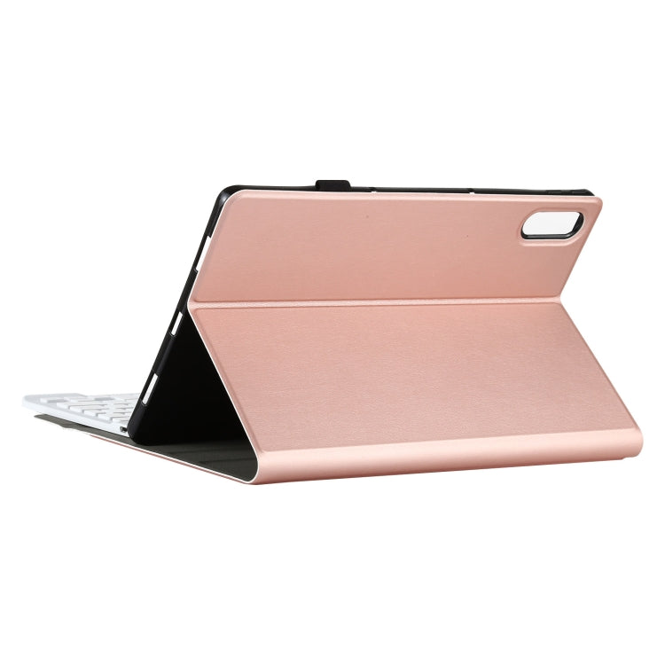 AM13 2 in 1 Removable Bluetooth Keyboard + Protective Leather Tablet Case with Holder for Lenovo Tab P11 Pro (TB-XJ706F), AM13