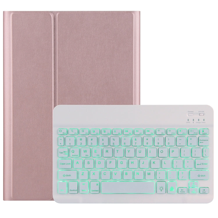 DY-M10ReL-S 2 in 1 Removable Bluetooth Keyboard + Protective Leather Tablet Case with Backlight & Holder for Lenovo Tab M10 FHD REL, For Lenovo Tab M10 FHD REL