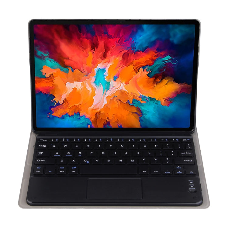 DY-M10ReL-C 2 in 1 Removable Bluetooth Keyboard + Protective Leather Tablet Case with Touchpad & Holder for Lenovo Tab M10 FHD REL