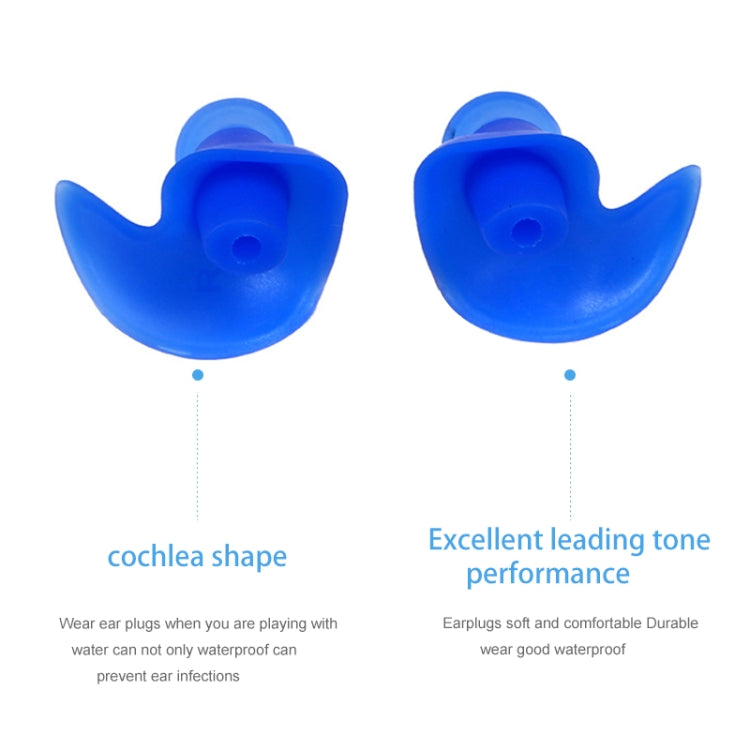 2 Pair Soft Ear Plugs Environmental Silicone Waterproof Dust-Proof Earplugs Diving Water Sports Swimming Accessories