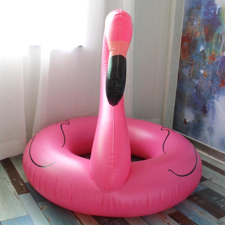 Summer Inflatable Flamingo Shaped Float Pool Lounge Swimming Ring Floating Bed Raft, Size: 90cm