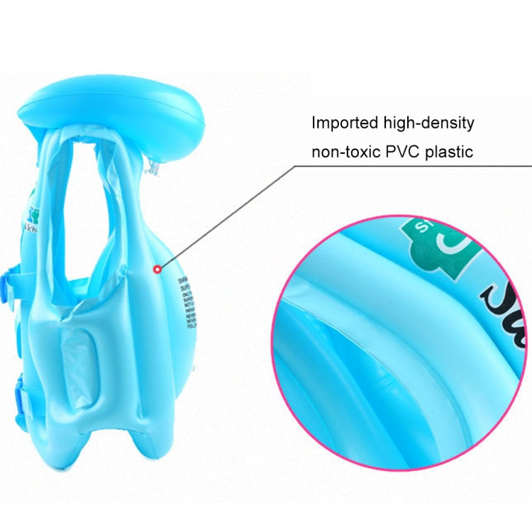 2 PCS C Code Children Float Inflatable Life Jacket Swimsuit, Size: Small, Random Color Delivery