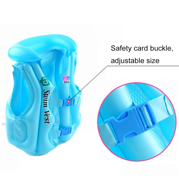 2 PCS C Code Children Float Inflatable Life Jacket Swimsuit, Size: Small, Random Color Delivery