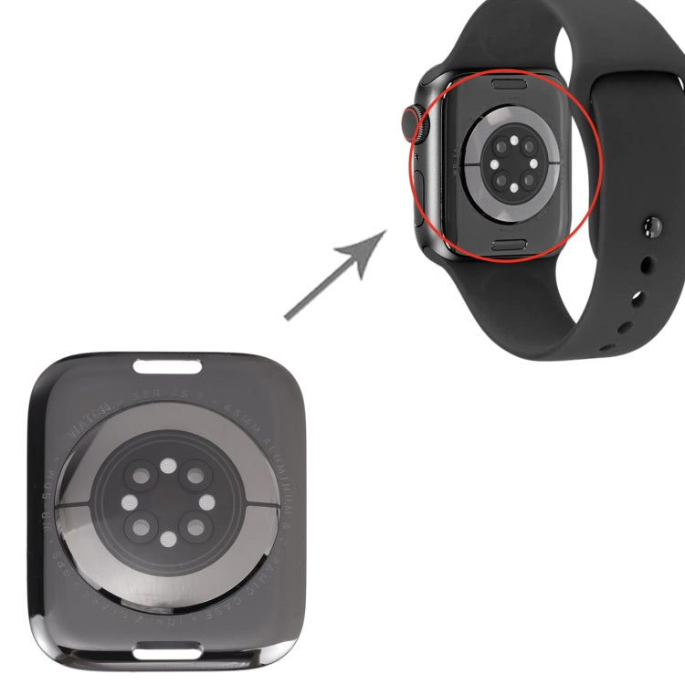 For Apple Watch Series7 45MM GPS Version Glass Back Cover With Wireless Charging Coil, For Apple Watch Series 7 45MM GPS Version