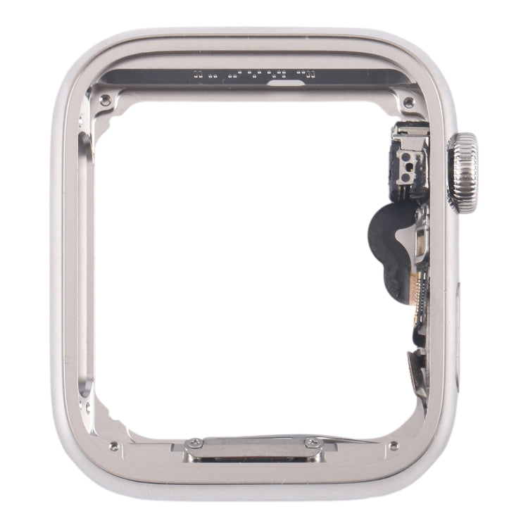 For Apple Watch Series 5 40mm LTE Stainless Steel Middle Frame Bezel Plate with Crown Spin Axis Flex Cable, For Apple Watch Series 5 40mm LTE(Stainless Steel)