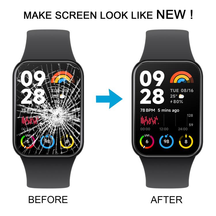 For Xiaomi Band 8 Pro Original Front Screen Outer Glass Lens, For Xiaomi Mi Band 8 Pro(Original)