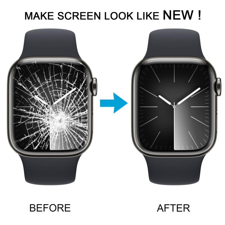 For Apple Watch Series 9 45mm Front Screen Outer Glass Lens with OCA, For Apple Watch Series 9 45mm