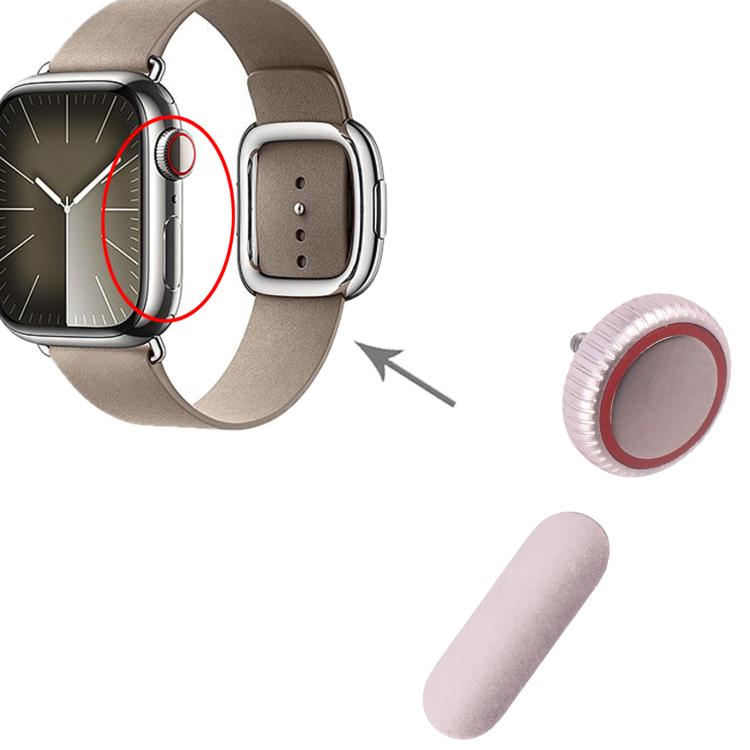 For Apple Watch Series 9 41mm / 45mm LTE Version Watch Crown Nut / Power Button Set, For Apple Watch Series 9 41mm / 45mm LTE Version