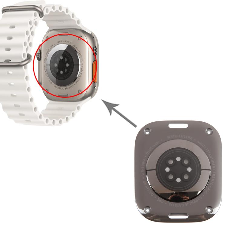 For Apple Watch Ultra 3 49mm Original Ceramics Back Cover