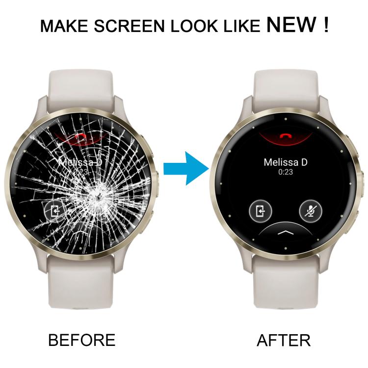Original LCD Screen with Digitizer Full Assembly, Without NFC Sticker, For Garmin Venu 3s 41mm(Original)