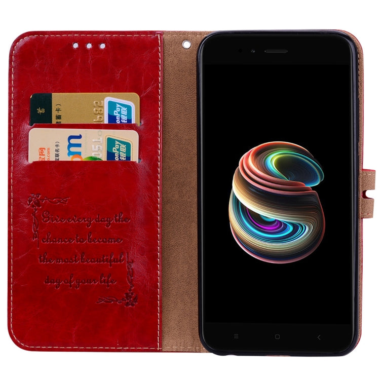 For Xiaomi  Mi A1 & 5X Business Style Oil Wax Texture Horizontal Flip Leather Case with Holder & Card Slots & Wallet & Lanyard, For Xiaomi Mi A1, For Xiaomi Mi A1 & 5X