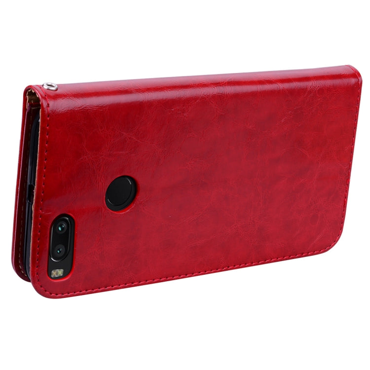 For Xiaomi  Mi A1 & 5X Business Style Oil Wax Texture Horizontal Flip Leather Case with Holder & Card Slots & Wallet & Lanyard, For Xiaomi Mi A1, For Xiaomi Mi A1 & 5X