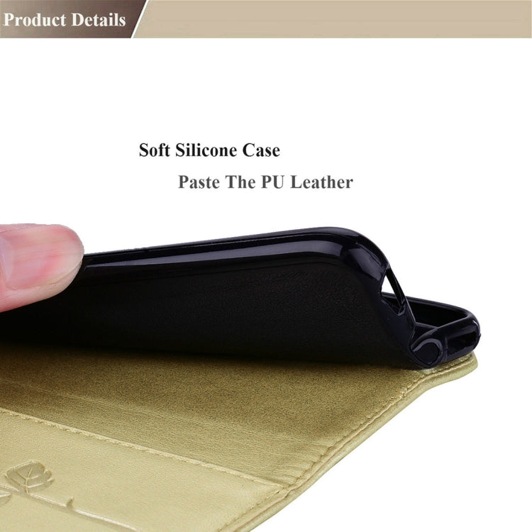For Xiaomi  Redmi Note 5A Pro / Prime Roses Pressed Flowers Pattern Flip Leather Case with Holder & Card Slots & Wallet