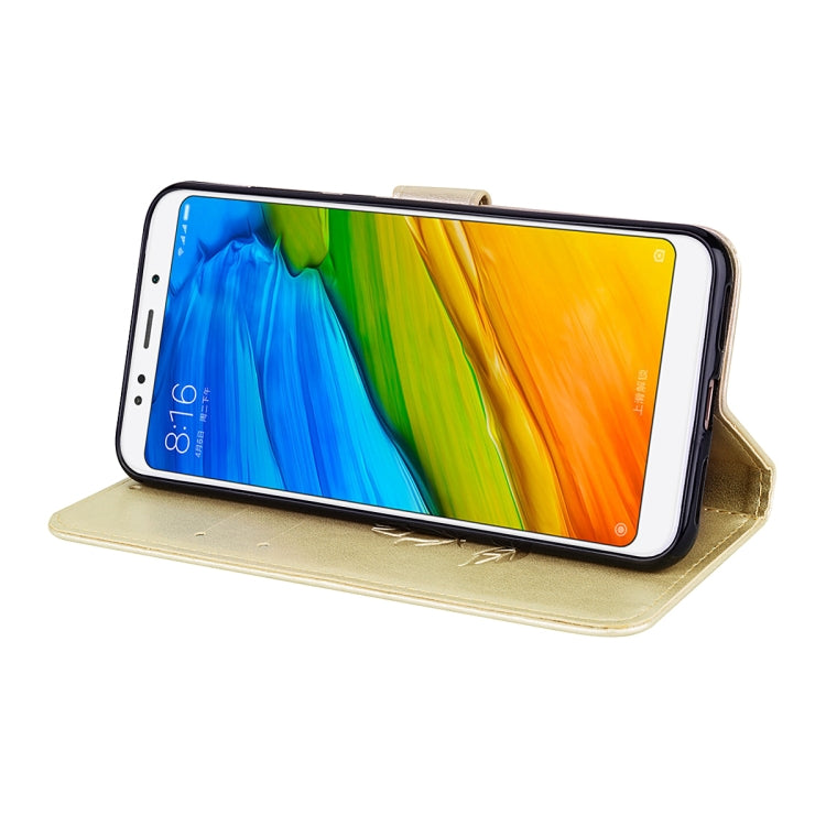 For Xiaomi Redmi 5 Plus Rose Embossed Horizontal Flip Environmental PU Leather Case with Holder & Card Slots & Wallet, For Xiaomi Redmi 5 Plus