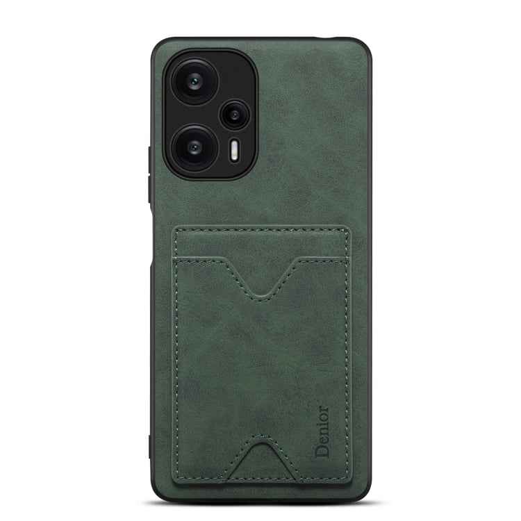 Denior PU Back Cover Card Slot Holder Phone Case For Xiaomi Redmi Note 12 Turbo / Poco F5, For Xiaomi Redmi Note 12 Turbo / Poco F5