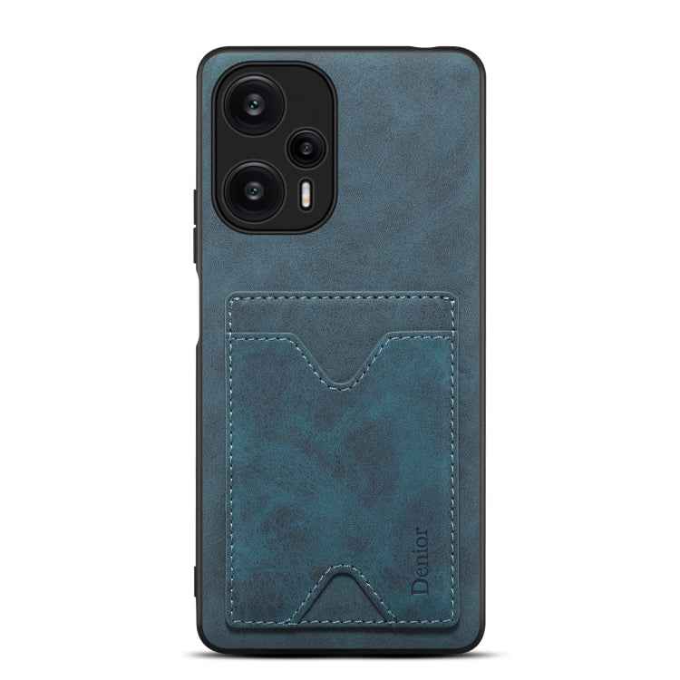 Denior PU Back Cover Card Slot Holder Phone Case For Xiaomi Redmi Note 12 Turbo / Poco F5, For Xiaomi Redmi Note 12 Turbo / Poco F5