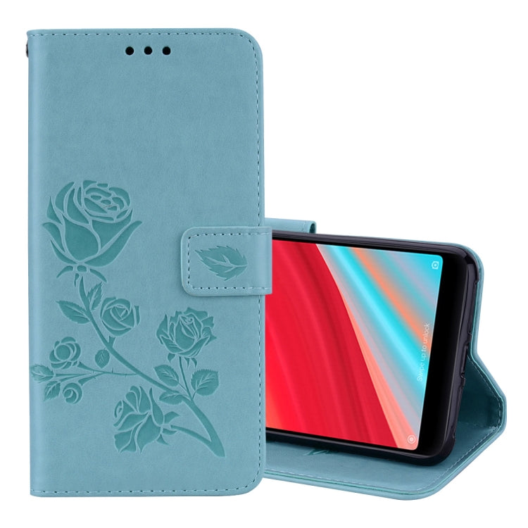 Rose Embossed Horizontal Flip Environmental PU Leather Case for Xiaomi Redmi S2, with Holder & Card Slots & Wallet