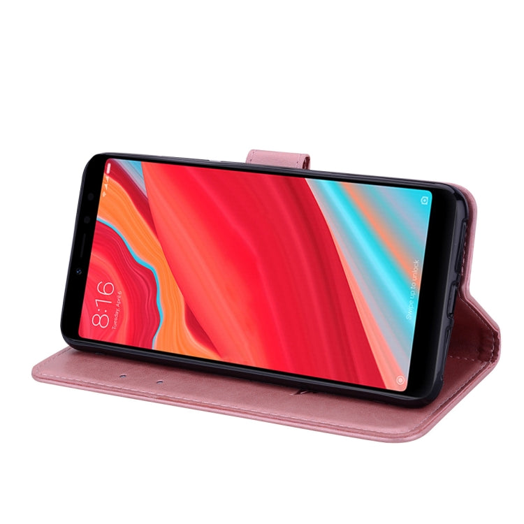 Rose Embossed Horizontal Flip Environmental PU Leather Case for Xiaomi Redmi S2, with Holder & Card Slots & Wallet, For Xiaomi Redmi S2