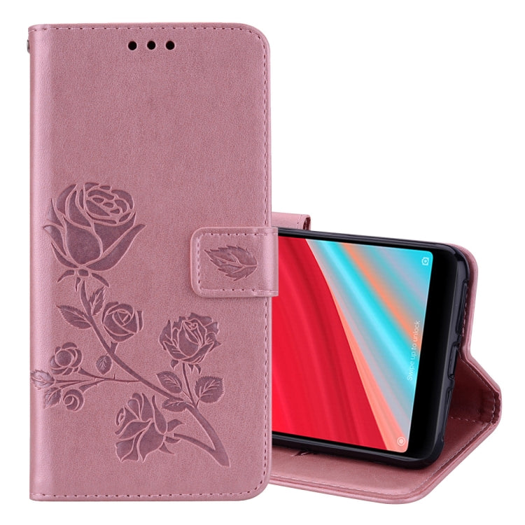 Rose Embossed Horizontal Flip Environmental PU Leather Case for Xiaomi Redmi S2, with Holder & Card Slots & Wallet, For Xiaomi Redmi S2