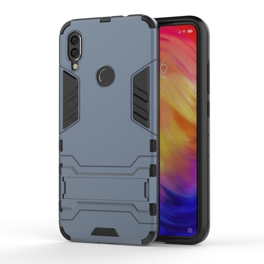 Shockproof PC + TPU Case for XiaoMi RedMi Note 7, with Holder