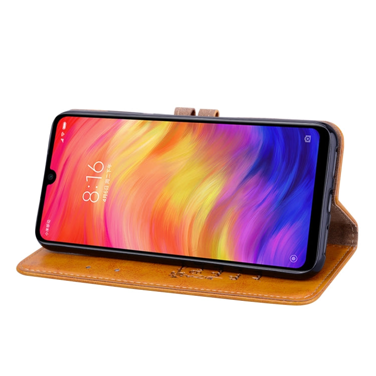 Business Style Oil Wax Texture Horizontal Flip Leather Case for Xiaomi Redmi Note7, with Holder & Card Slots & Wallet, For Xiaomi Redmi Note7
