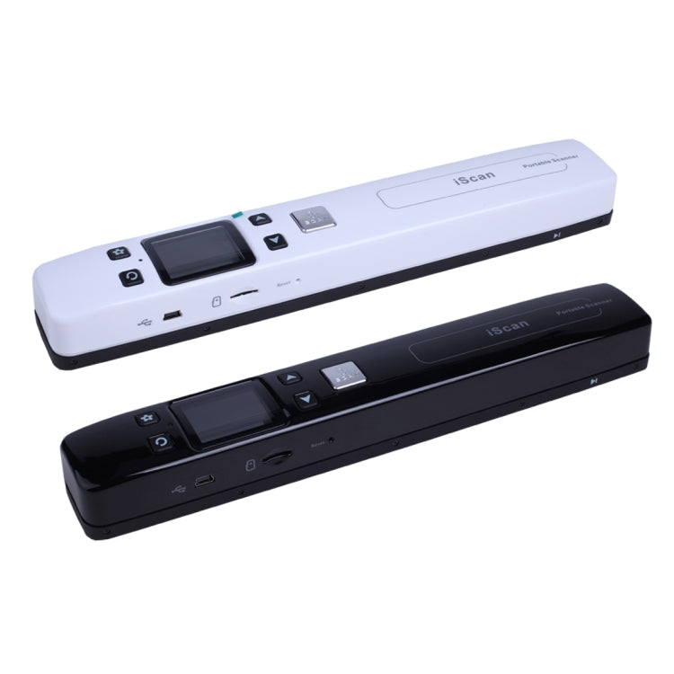 iScan02 Double Roller Mobile Document Portable Handheld Scanner with LED Display,  Support 1050DPI  / 600DPI  / 300DPI  / PDF / JPG / TF