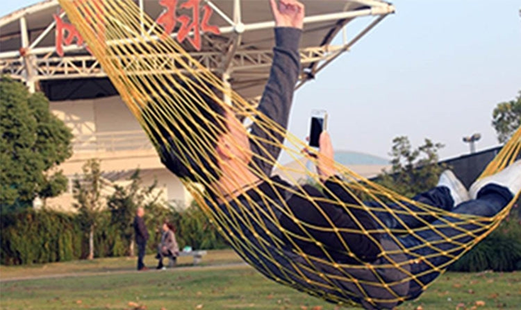 Outdoor Color Mesh Hammock, 2PCS Dark Blue Section, 2PCS Red Section, 2PCS Orange Section, 2PCS Green