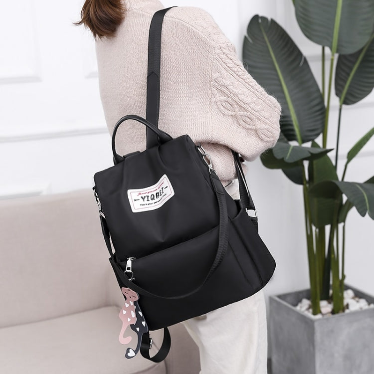 Multi-function Anti-theft Backpack Crossbody Casual Tote Bag with Accessories Pendant