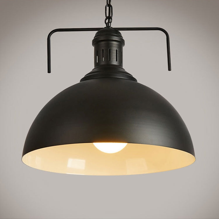 Retro Industrial Pendant Light Creative Single Head Iron Art Hanging Lamp E27 Bulb Perfect for Kitchen Dining Room Bedroom Living Room