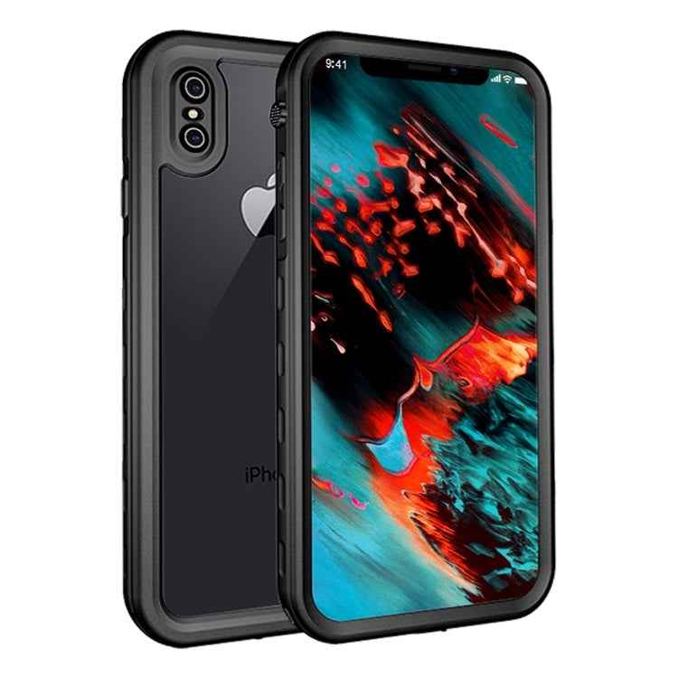 For iPhone XS Max 2m Waterproof Snowproof 2m Shockproof Dustproof PC+Silicone Case